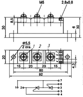 МТТ4/3-80-16 силовой модуль фото 3