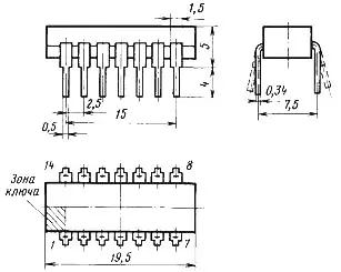К155ТМ2 микросхема фото 2 К155ТМ2 микросхема фото 2