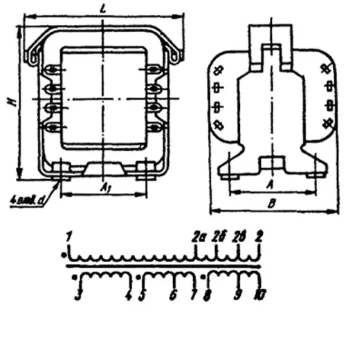 ТН22-115-400В трансформатор фото 3 ТН22-115-400В трансформатор фото 3