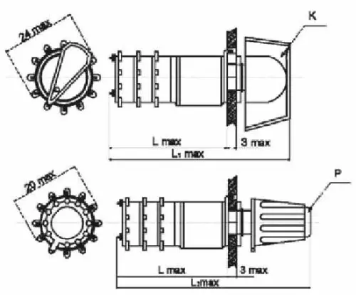 ПГ2-2-6П2НВ-К переключатель галетный фото 3 ПГ2-2-6П2НВ-К переключатель галетный фото 3