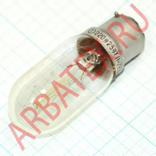 Ц 220-25-1 b22 лампа накаливания  фото 3