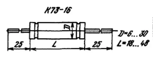 К73-16 63в 6.8 мкф фото 3 К73-16 63в 6.8 мкф фото 3