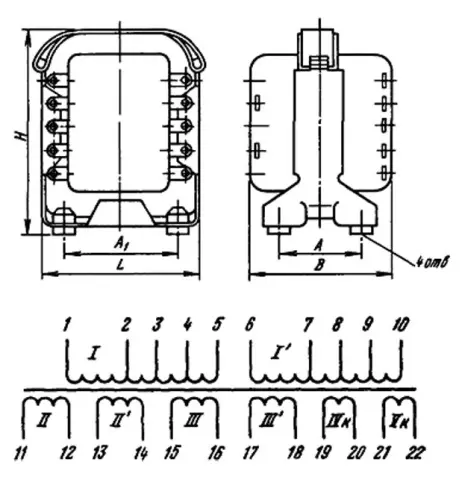 ТА41-127/220-50В трансформатор фото 3 ТА41-127/220-50В трансформатор фото 3