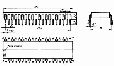 КР1005ВЕ1 микросхема фото 2 КР1005ВЕ1 микросхема фото 2