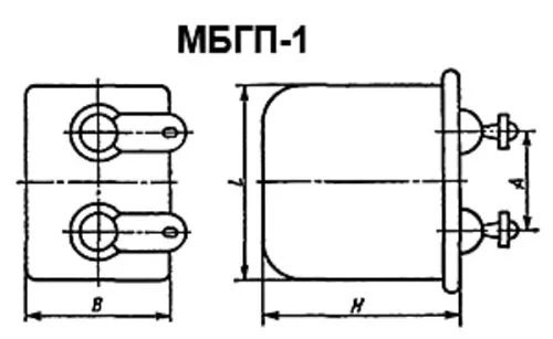 МБГП-1 630в 10 мкф фото 3 МБГП-1 630в 10 мкф фото 3