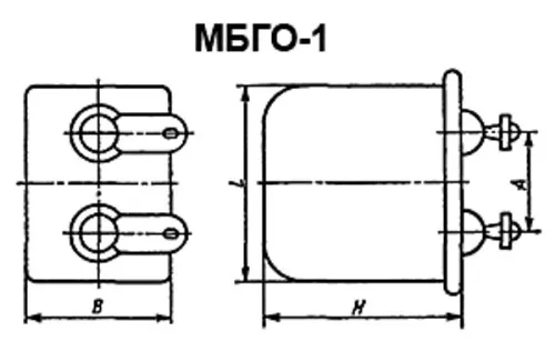 МБГО-1 300в 4 мкф фото 3 МБГО-1 300в 4 мкф фото 3