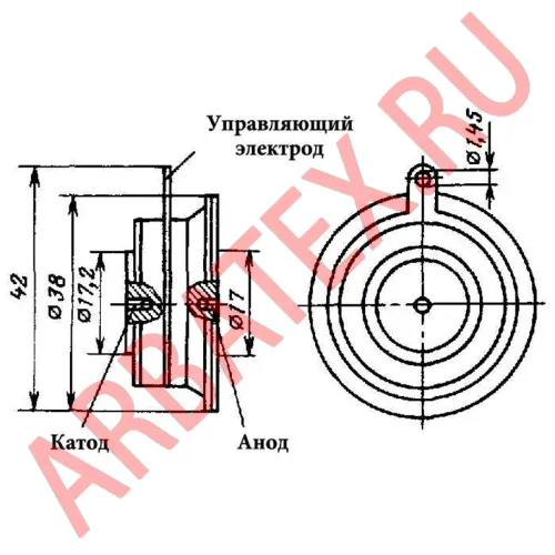 КУ108Ц тиристор фото 3