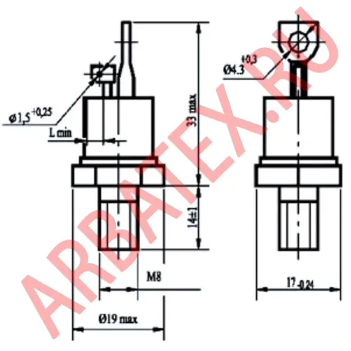 ТС232-50-13 тиристор фото 2