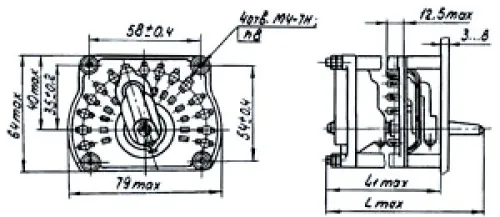 ПЩ-15П4Н1 переключатель щеточный фото 7 ПЩ-15П4Н1 переключатель щеточный фото 7